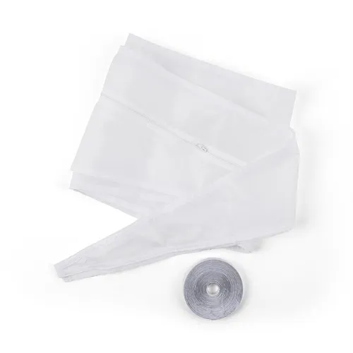 Klarstein Set de sellado de ventanas 3,9 m cierre de cremallera Cinta velcro