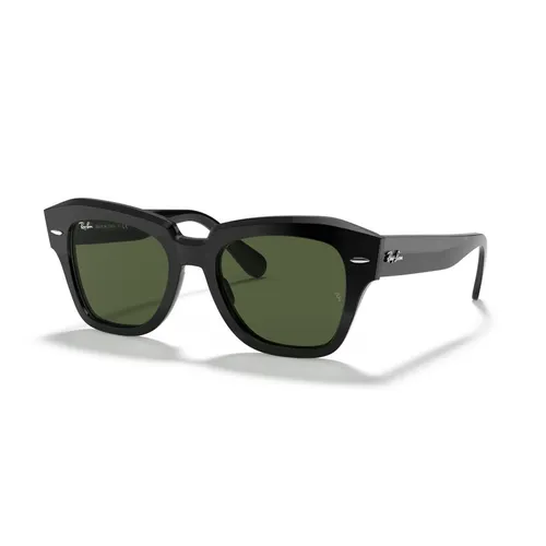 Ray-Ban State Street 0RB2186 Solbriller - Firkantede Sort