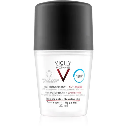 Vichy Homme Deodorant antritraspirante contro le macchie bianche e gialle 48 ore 50 ml