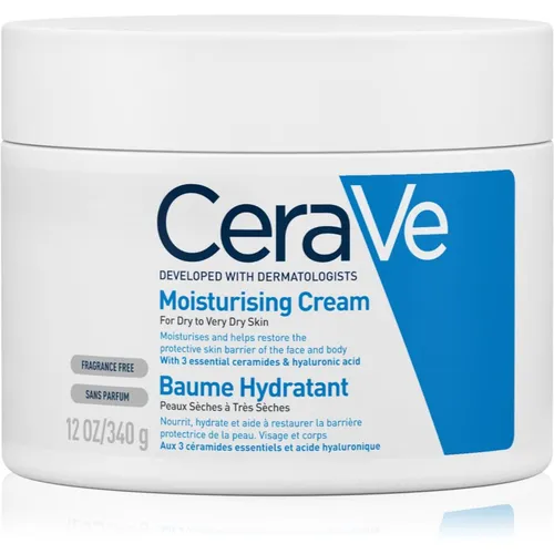 CeraVe Moisturizers crema idratante viso e corpo per pelli secche e molto secche 340 g