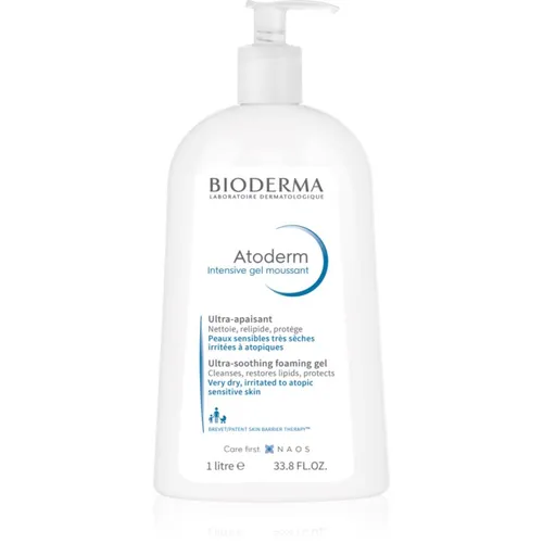 Bioderma Atoderm Intensive Gel Moussant gel schiuma nutriente per pelli molto secche, sensibili e atopiche 1000 ml