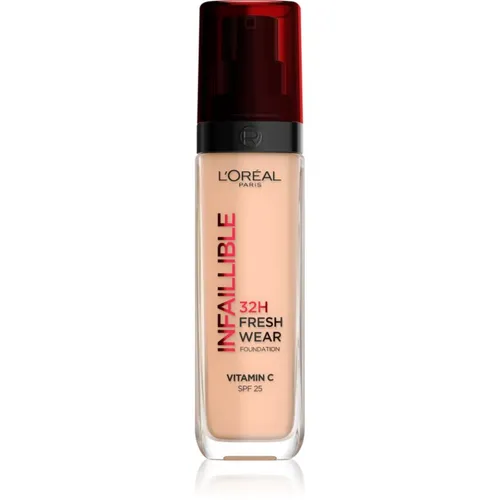L’Oréal Paris Infaillible 32H Fresh Wear fondotinta liquido lunga tenuta colore 110 COOL ROSE 30 ml
