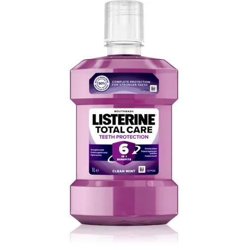Listerine Essential Care Teeth Protection collutorio per una protezione completa dei denti 6 in 1 1000 ml