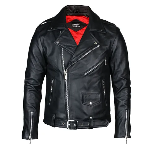 Lederjacke - Commando Blk Nick - STRAIGHT TO HELL - 14