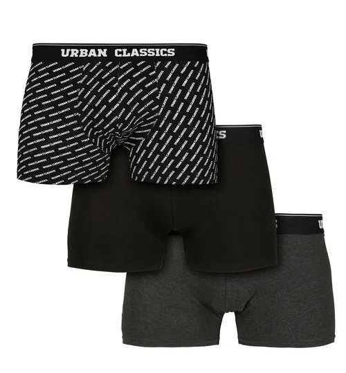 Männer-Boxershorts URBAN CLASSICS - 3er-Pack