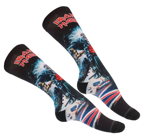 Socken IRON MAIDEN - EDDIE BIKER - BLACK - PERRI´S SOCKS