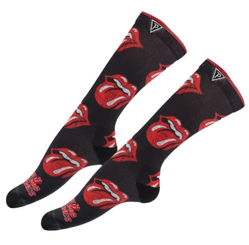 Socken THE ROLLING STONES - ALLOVER DISTRESSED TONGUES - BLACK - PERRI´S SOCKS