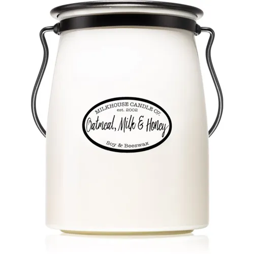 Milkhouse Candle Co. Creamery Oatmeal, Milk & Honey candela profumata Butter Jar 624 g