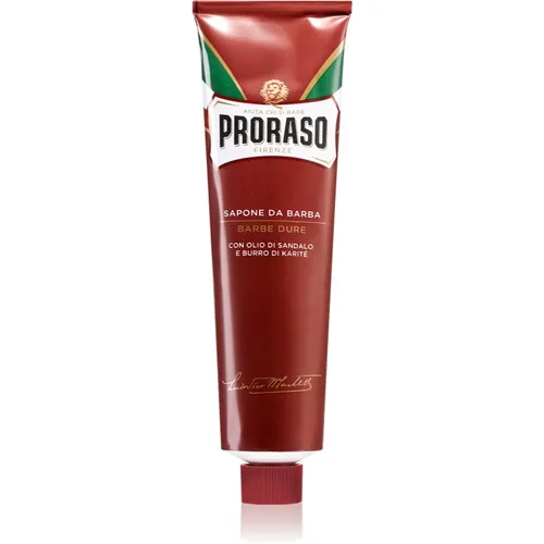Proraso Red sapone da barba per barbe dure in tubetto 150 ml