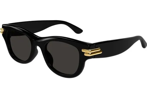 Bottega Veneta BV1323SK 001, Černé, Materiál 0, Unisex sluneční brýle