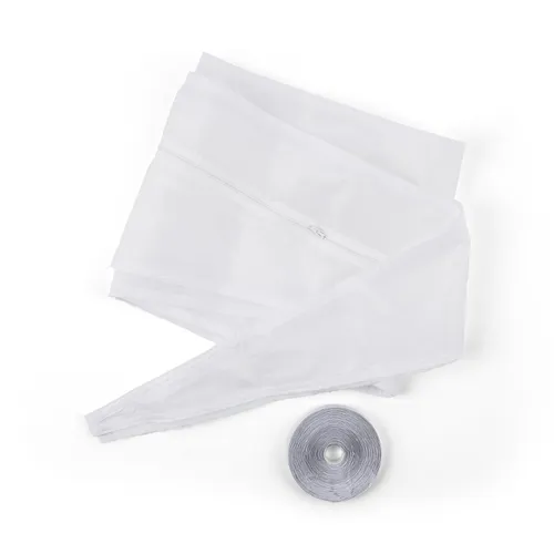 Klarstein Kit de sellado para ventanas de 3,9 m cierre de cremallera banda adhesiva