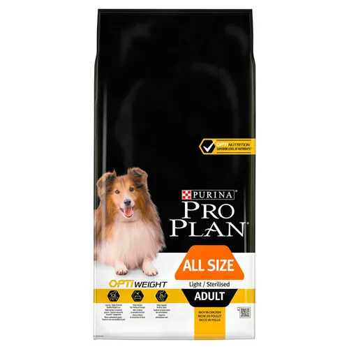 Pro Plan Adult All Size Light/Sterilised Optiweight 14 kg