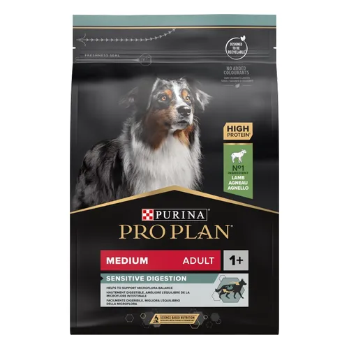 Pro Plan Adult Medium Sensitive Digestion Optidigest - Lamb 14 kg