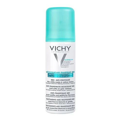 Vichy Deodorant 48h antitraspirante spray contro le macchie bianche e gialle 125 ml
