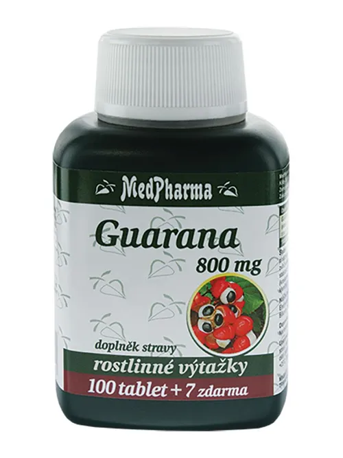 MedPharma Guarana 800 mg 107 tablet