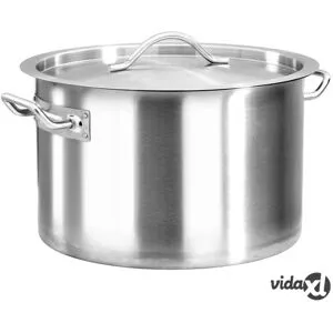 vidaXL Liemikattila 32 l 40x26 cm ruostumaton teräs