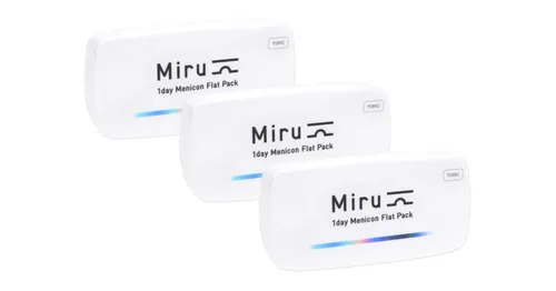 Miru 1 day toric (90 Linsen) - tageslinsen, torische sport, Hioxifilcon A
