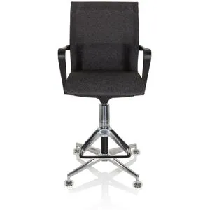 hjh OFFICE TOP WORK 306 - Siège technique Tabouret technique Noir
