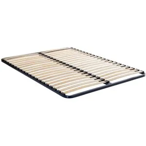 Terre de Nuit Cadre à lattes en métal hauteur 4 cm CONFORT 160x200