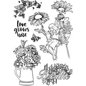 Ciao Bella Silikonstempel "Enchanted Land", Flower Fairy