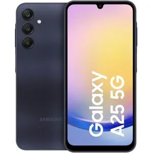 Samsung Galaxy A25 5G (SM-A256B/DSN) 128GB black Android 14 Smartphone 6.5" mit Dual-SIM - vertragsfrei für alle Netze