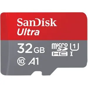 SanDisk Ultra 32gb Microsdhc 120mb/s A1 Class 10 Uhs-I + Sd Adapter