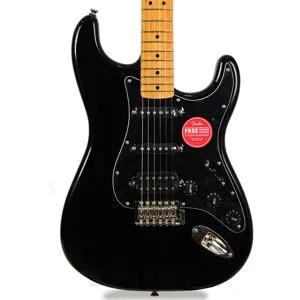 Fender SQ CV 70s Strat HSS MN BLK  Guitarra Elétrica