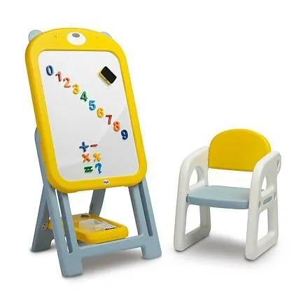 Detská tabuľa s kresielkom TED Toyz yellow