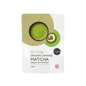 Clearspring Matcha grøn te pulver Ø 40g. (Grøn)