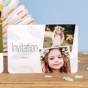 smartphoto Grusskarte Querformat mit abgerundeten Ecken zu Weihnachten