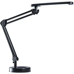 Hansa Candeeiro para secretária LED 4 STARS, com pé, preto