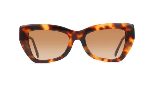 Michael Kors MK2205 Dámy-Sluneční brýle Celoobrubové Motýl Acetát-rámy, havanna