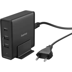 Hama Chargeur Multiports Usb-a / Usb-c 65 W Pd Noir (200017)