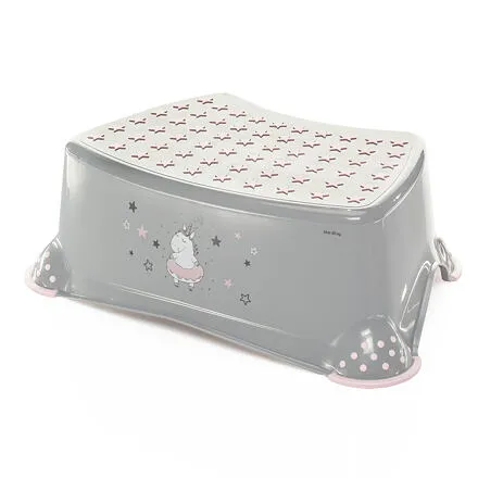 Zopa Stupienok k WC/umývadlu "Unicorn"Grey/Pink