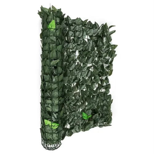 Blumfeldt Fency Dark Leaf valla de protección visual y anti viento 300x150 cm ve