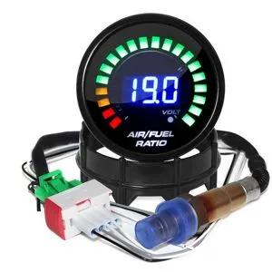 F+ Sonda lambda universal com manómetro digital - calibre relação combustível do ar