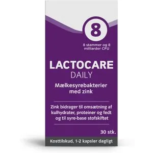 Lactocare Daily Kosttilskud 30 stk