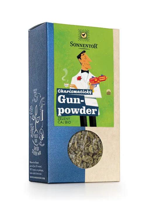 Sonnentor - Charismatický Gunpowder bio, zelený čaj 100 g, syp.