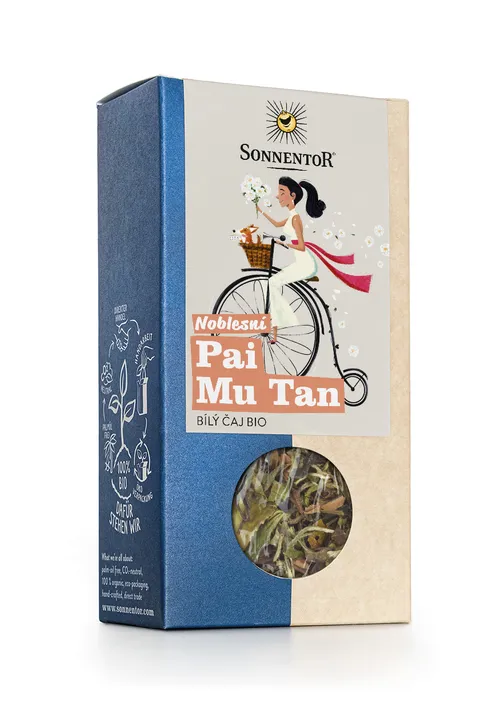 Sonnentor - Noblesní Pai Mu Tan bio, bílý čaj, 40 g  syp.