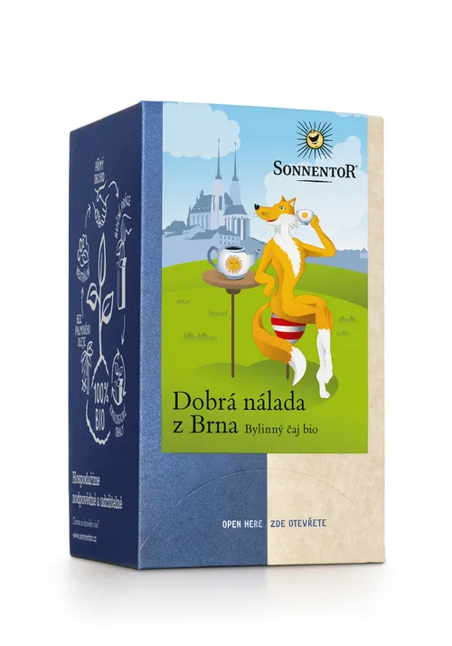 Sonnentor - Dobrá nálada z Brna bio 27g porc.dvoukomorový