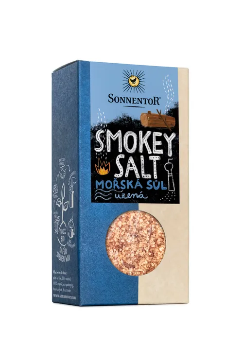 Sonnentor - Smokey Salt konv., uzená mořská sůl 150g
