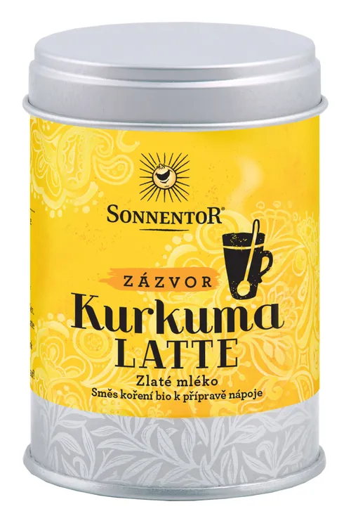 Sonnentor - Kurkuma Latte - zázvor bio 60g dóza
