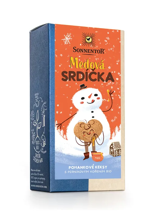 Sonnentor - Medová srdíčka bezlepková bio 100g