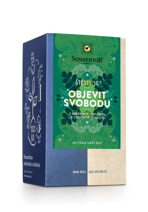 Sonnentor - Štěstí je® objevit svobodu 27 g porc. dvoukomorový