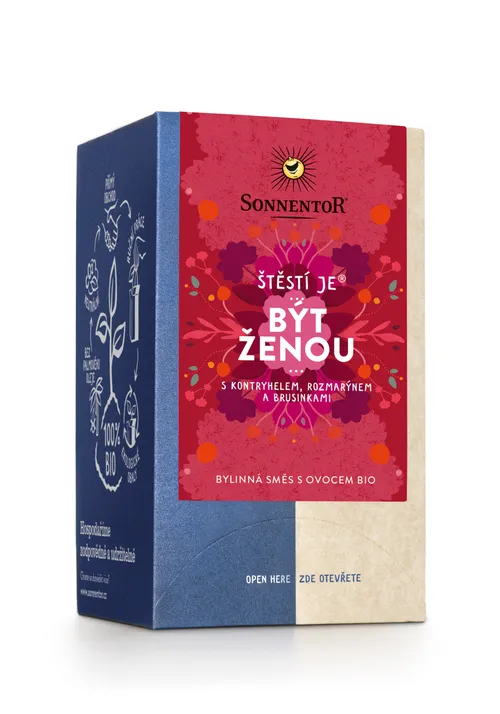 Sonnentor - Štěstí je® být ženou 30,6 g porc. dvoukomorový