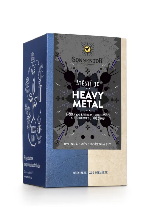 Sonnentor - Štěstí je® Heavy Metal bio 27 g porc. dvoukomorový
