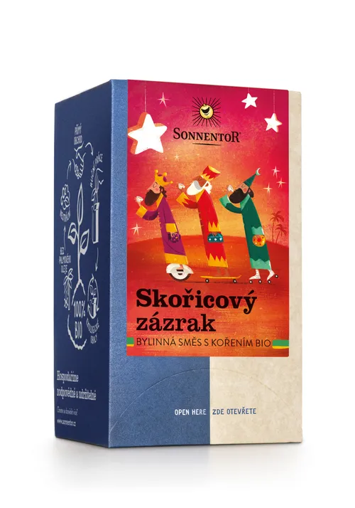 Sonnentor - Skořicový zázrak bio 32,4 g, porc. dvoukomorový