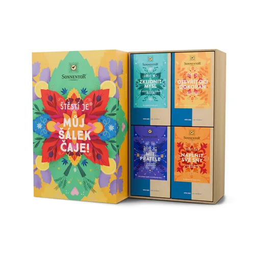 Sonnentor - Dárková kazeta čajová Štěstí je...