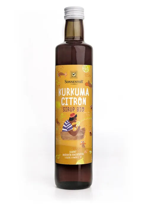 Sonnentor - Kurkuma - citron sirup bio 500 ml