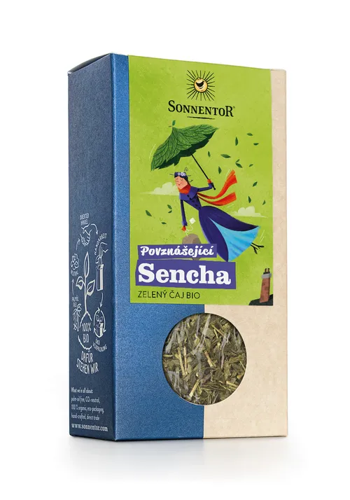 Sonnentor - Povznášející Sencha bio, zelený čaj, 70 g syp.